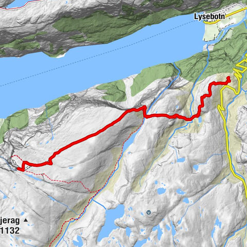 Lysebotn Aussicht - Øygardsstølen - Kjerag nødbu - Øygardstøl Fjellrestaurant