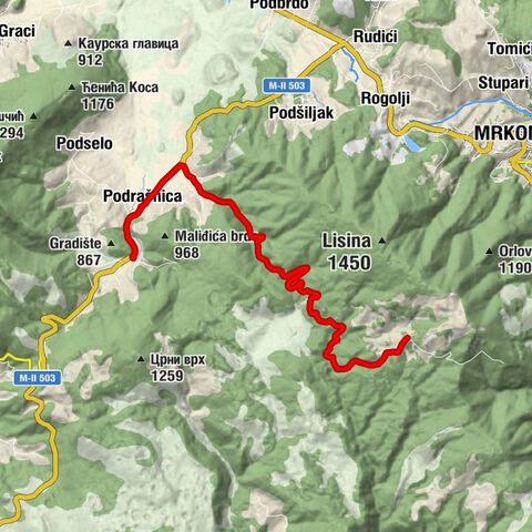 Подрашница - Podrašnica - Mračaj - Šibovi