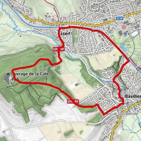 Bavilliers - Belfort - Église Saint-Léger - Ouvrage de la Côte