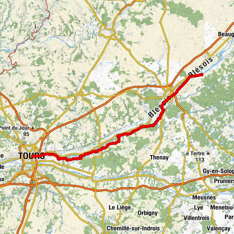 Le Flanc - Église Paroissiale Saint-Florentin - Église Saint-Laurent - Tours