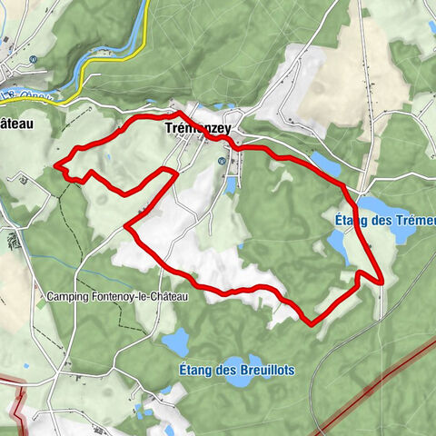 Trémonzey - Église Saint-Valbert - Falvinfoing