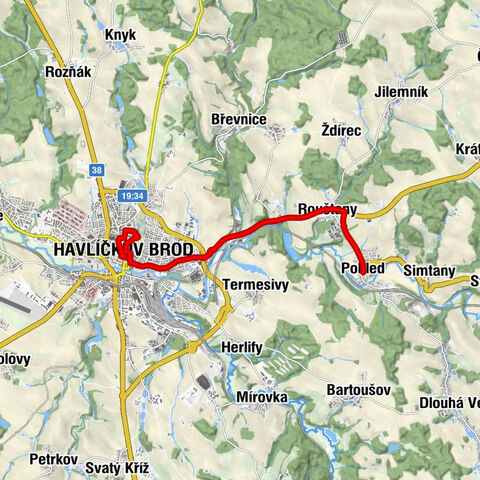 Havlíčkův Brod - Kostel ČS církve husitské - kaple Sv. Kříže - Pohled