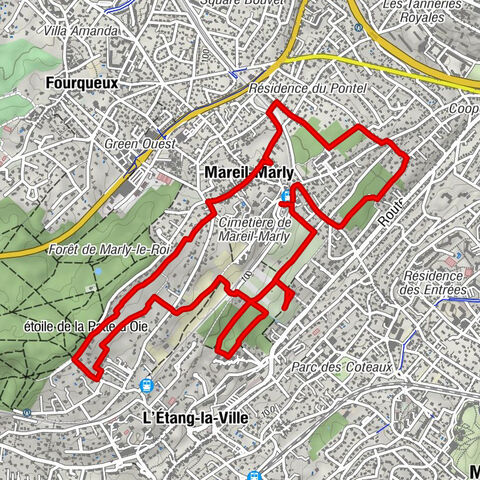 Marly-le-Roi - L'Étang-la-Ville - Mareil-Marly