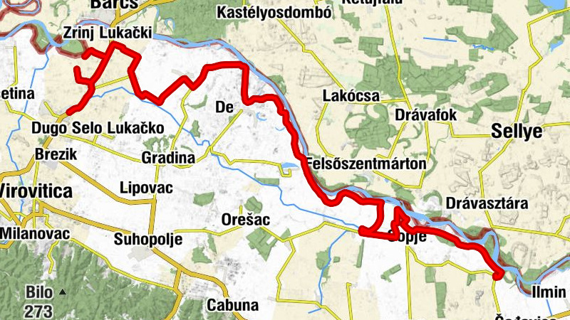 Kapela Dvor - Gornje Bazje - Terezino Polje - Noskovačka Dubrava