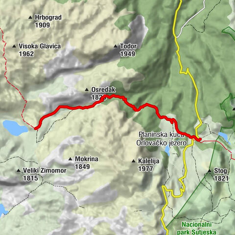 Обаљ - Planinska kuća Orlovačko jezero