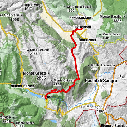 Rivisondoli - Chiesa di San Nicola di Bari - Santuario Maria Santissimo della Portella - Barrea