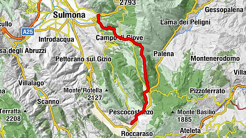 Pacentro - Cima Ogniquota - Monte Porrara - Rivisondoli