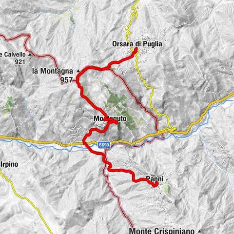 Orsara di Puglia - Montaguto - Panni