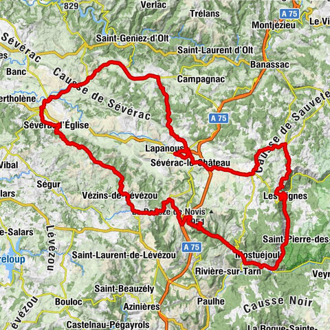 Église de l'Assomption - Église Saint-Jean-Baptiste - Église Saint-Martin - Sévérac-l'Église