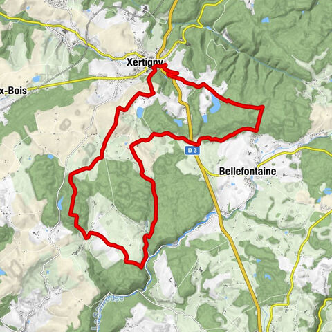 Xertigny - Cascade du Gué du Saut - Le Fays des Boeufs