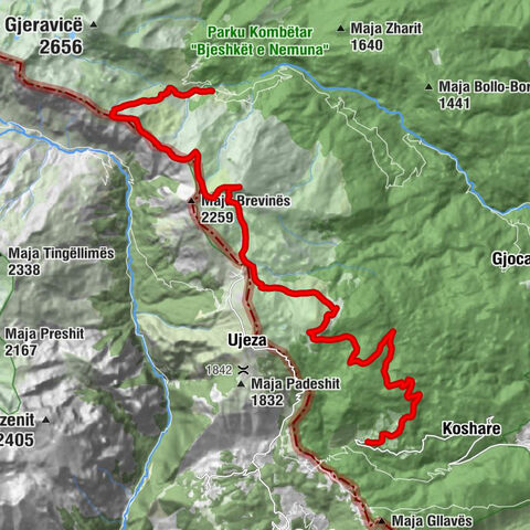 Gropa e Erenikut - Sylbica Pass - Rrasa e Zogut - Komuna e Gjakovës / Opština Ðakovica