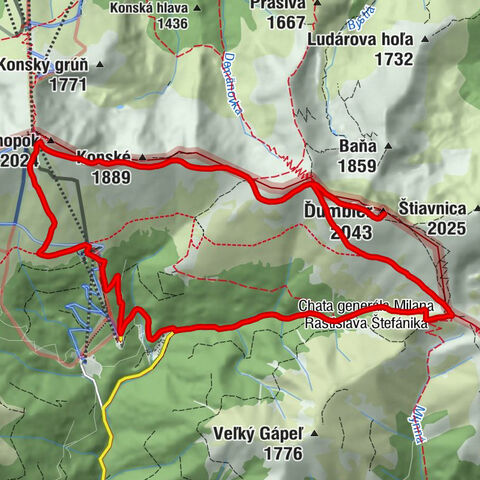 Bystrá - Ďumbier - Chopok - Horná Lehota
