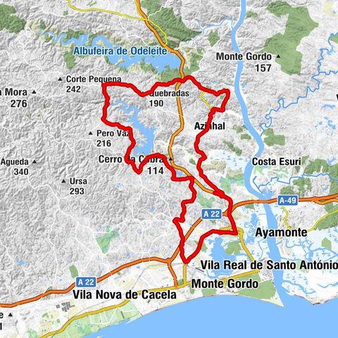 Castro Marim - Rio Seco - Fonte do Judeu Morto - Quebradas