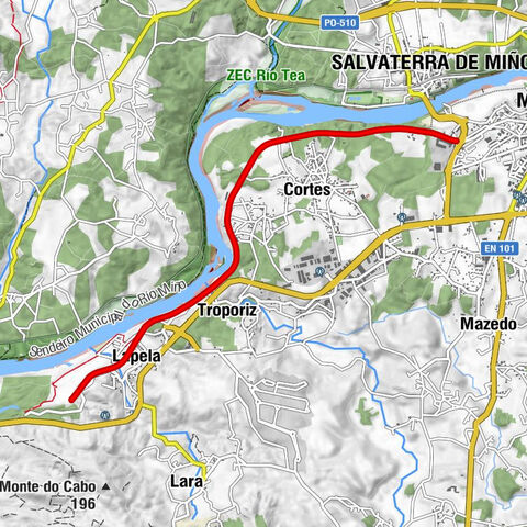 Troporiz e Lapela - Lapela - Salvaterra de Miño - Barca