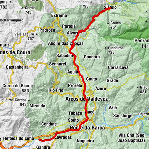 Sistelo - Igreja da Misericórdia - Arcos de Valdevez - Etapa 1: Jolda S. Paio - Arcos de Valdevez (Ecovia do Vez)