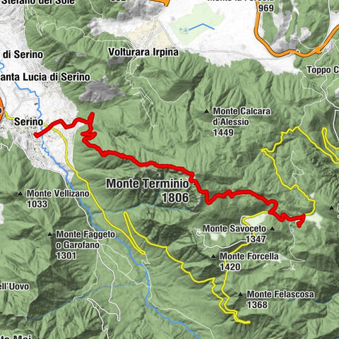 Serino - Terminio - Anticima N - Monte Terminio - La Faja