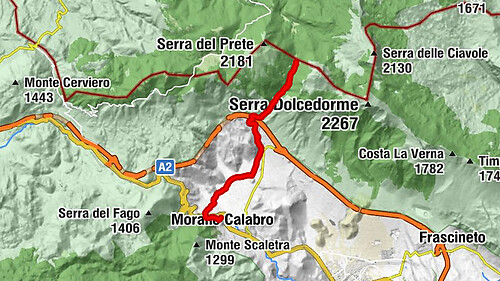 Colle Gaudolino - Valle Gaudolino - Piano Gaudolino - Morano Calabro