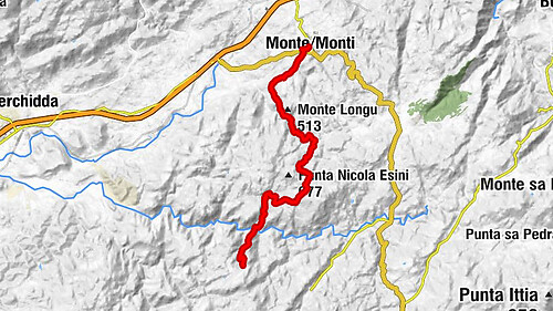 Alà/Alà dei Sardi - Punta Salvuadas - Il Pizzicotto - Monte/Monti