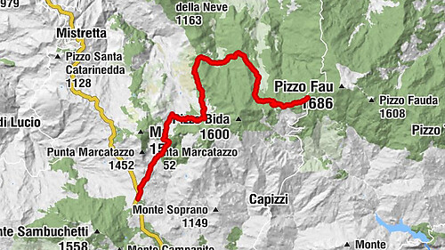 Caronia - Purtedda Mastromario - Masciddino - Sedda ru Cuntrasto