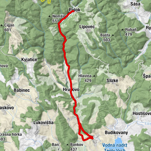 Evanjelický a. v. kostol - Drienčany - Hrušovo - Potok