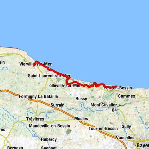 Port-en-Bessin - Église Sainte-Honorine - Sainte-Honorine-des-Pertes - Vierville-sur-Mer