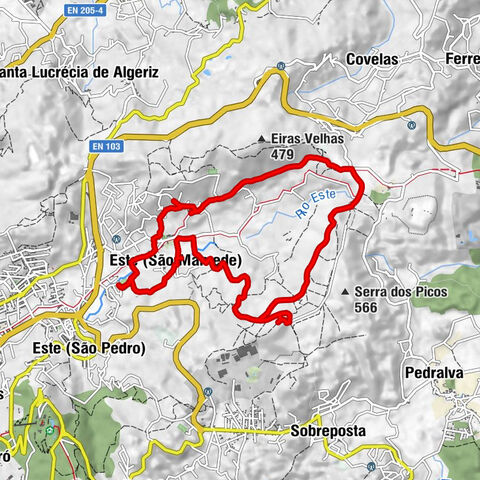 Este (São Pedro e São Mamede) - Restaurante Rola - Capela São Sebastião - Chamor