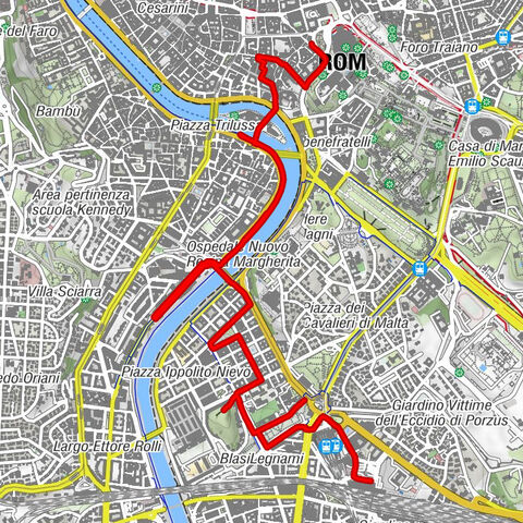 Roma - Santa Maria in Portico in Campitelli - Santa Caterina dei Funari - Municipio Roma I