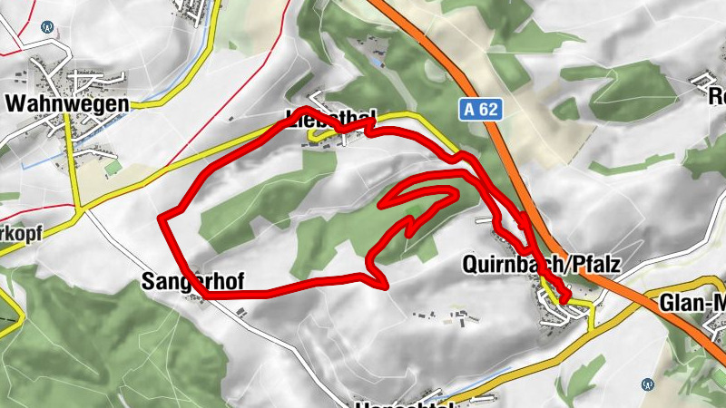 Quirnbach/Pfalz - Liebsthal - Sangerhof