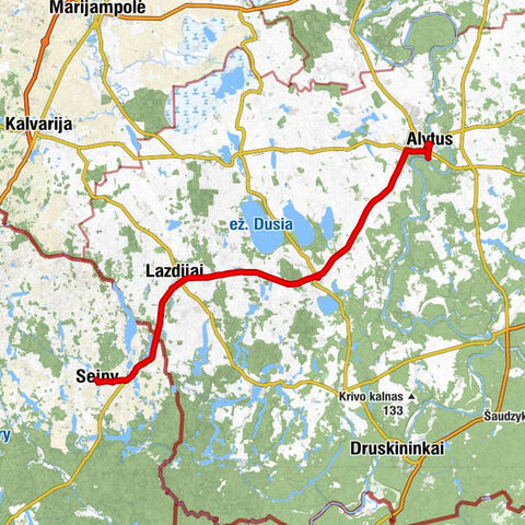Alytus - Seirijai - Šventežeris - Skarpa