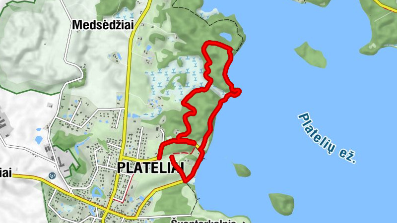 Platelių ežero apžvalgos aikštelė - Vaizdas į Platelių ežerą - Platelių šašlykinė - Plateliai