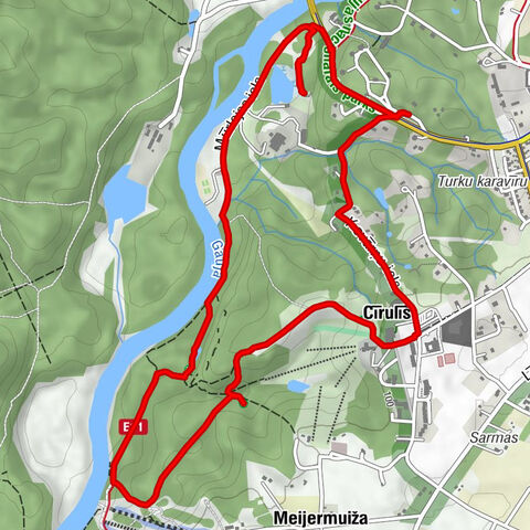 Cēsis - Cīrulīši - Cīrulīšu ala - Līgavas ala