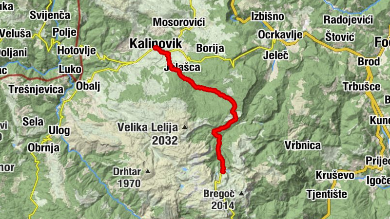 Planinska kuća Orlovačko jezero - Ošlji do - Kalinovik