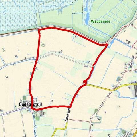 Fiifhuzen - Nieuwebildtzijl - Gereformeerde kerk - Vrije Evangelische Gemeente Oudebildtzijl