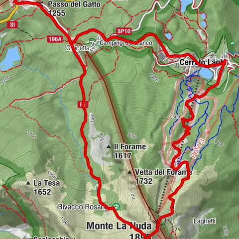 Passo del Gatto - Bivacco Rosario - Monte La Nuda - Rifugio La Piella