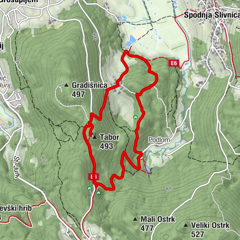 Grosuplje - Tabor - Cerovo