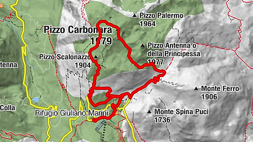 Ristoro dello Scoiattolo - Piano Battaglia - Pizzo Scalonazzo - Pizzo Carbonara