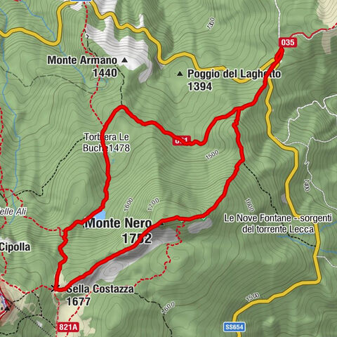 Ferriere - Torbiera Le Buche - Sella Costazza - Monte Nero