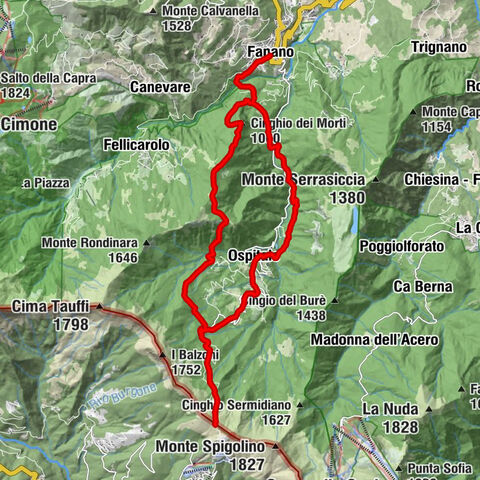 Fanano - Capanno Tassoni - Pizzo di Fanano - Cinghio dei Morti