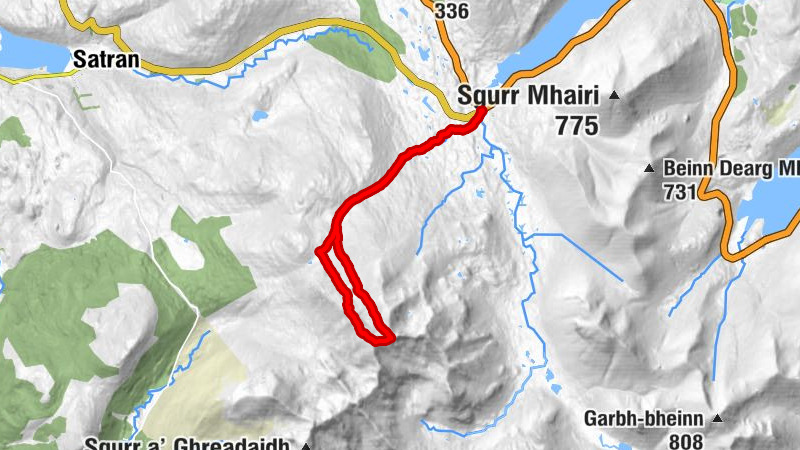 Sligachan Hotel - Bealach nan Lice - Bruach na Frithe - Bealach a' Mhaim