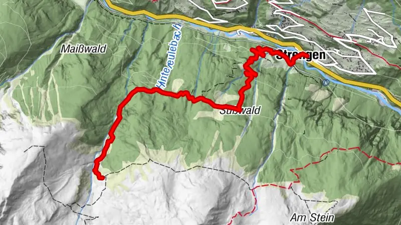 Strengen - Großgfallalm