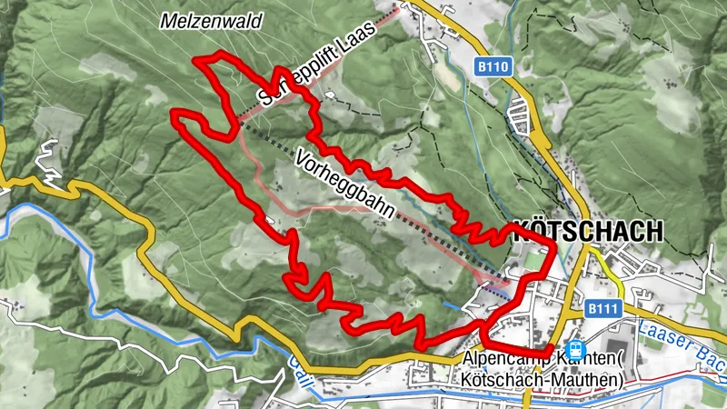 Vorhegg - Ödenhütte KM3