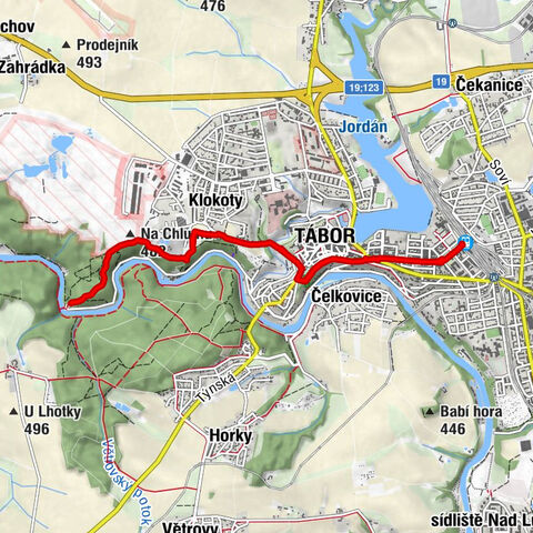 Tábor - svatý Jan Nepomucký - Nanebevzetí Panny Marie - Na Chlumu