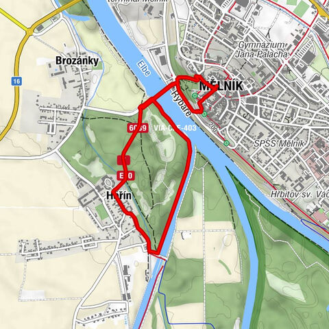 Mělník - Nejsvětější Trojice - Hořín