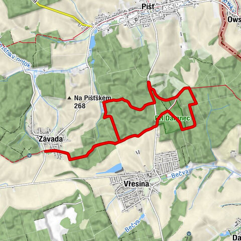 Závada - Selský les