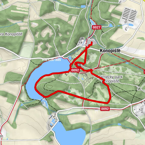 Benešov u Prahy - Stará myslivna - Benešov - Zámecká restaurace