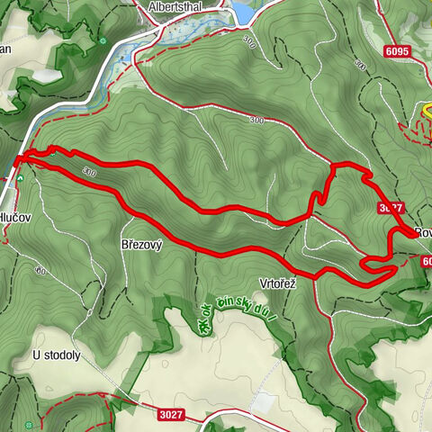 Mšeno - Droužkovské sedlo - Pokličky