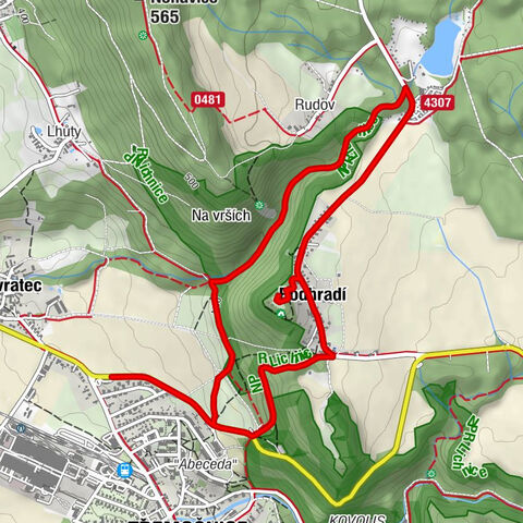 Třemošnice nad Doubravou - Třemošnice - Podhradí - Rudov