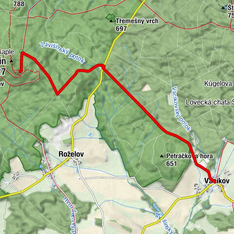 Vacíkov - Třemšínská kaple