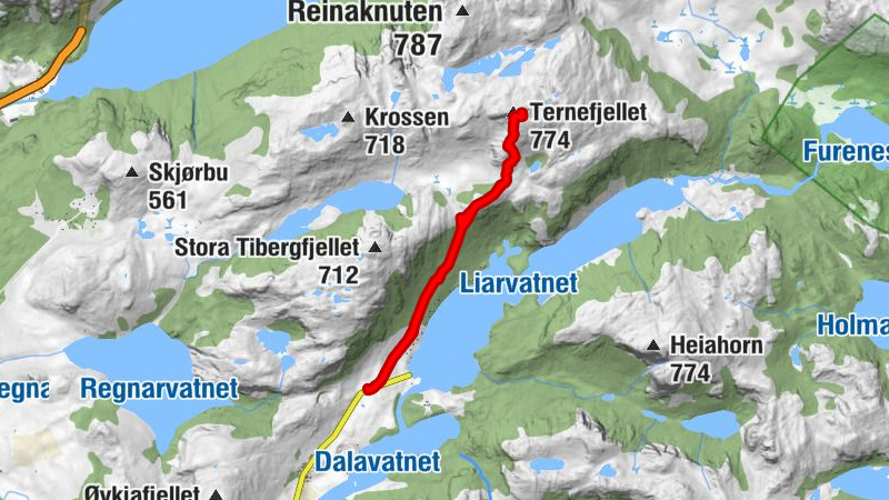 Hjelmeland - Ternefjellet