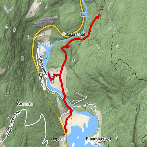 Sogndal - Futaspranget - Årøy